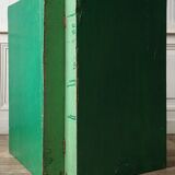 Green folding wooden table/suitcase