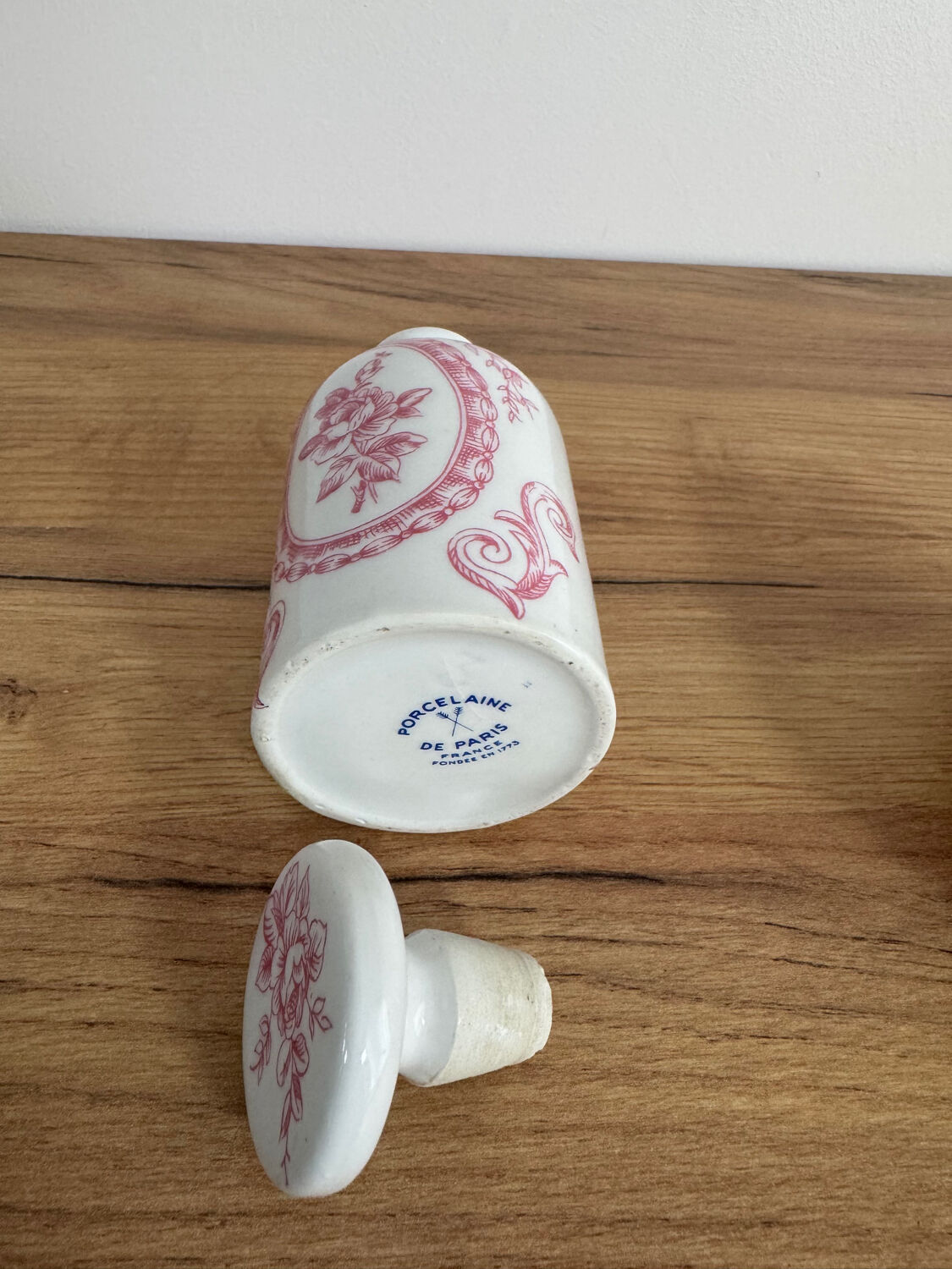 Vintage perfume bottle and spray.