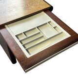 Vintage executive desk - large desk wenge 70s design