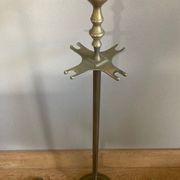 Servant of brass fireplace period mid-twentieth century, Pic shovel, claw pliers ..