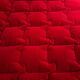 3-seater sofa Ligne Roset Ruché design Inga Sempé red alcantara