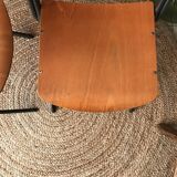 Set of 2 vintage Souvignet chairs made in France