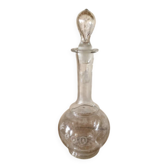 Carafe en verre « goutte »