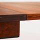 Table à manger extensible en palissandre modèle 55 par Gunni Omann pour Omann Jun, restaurée