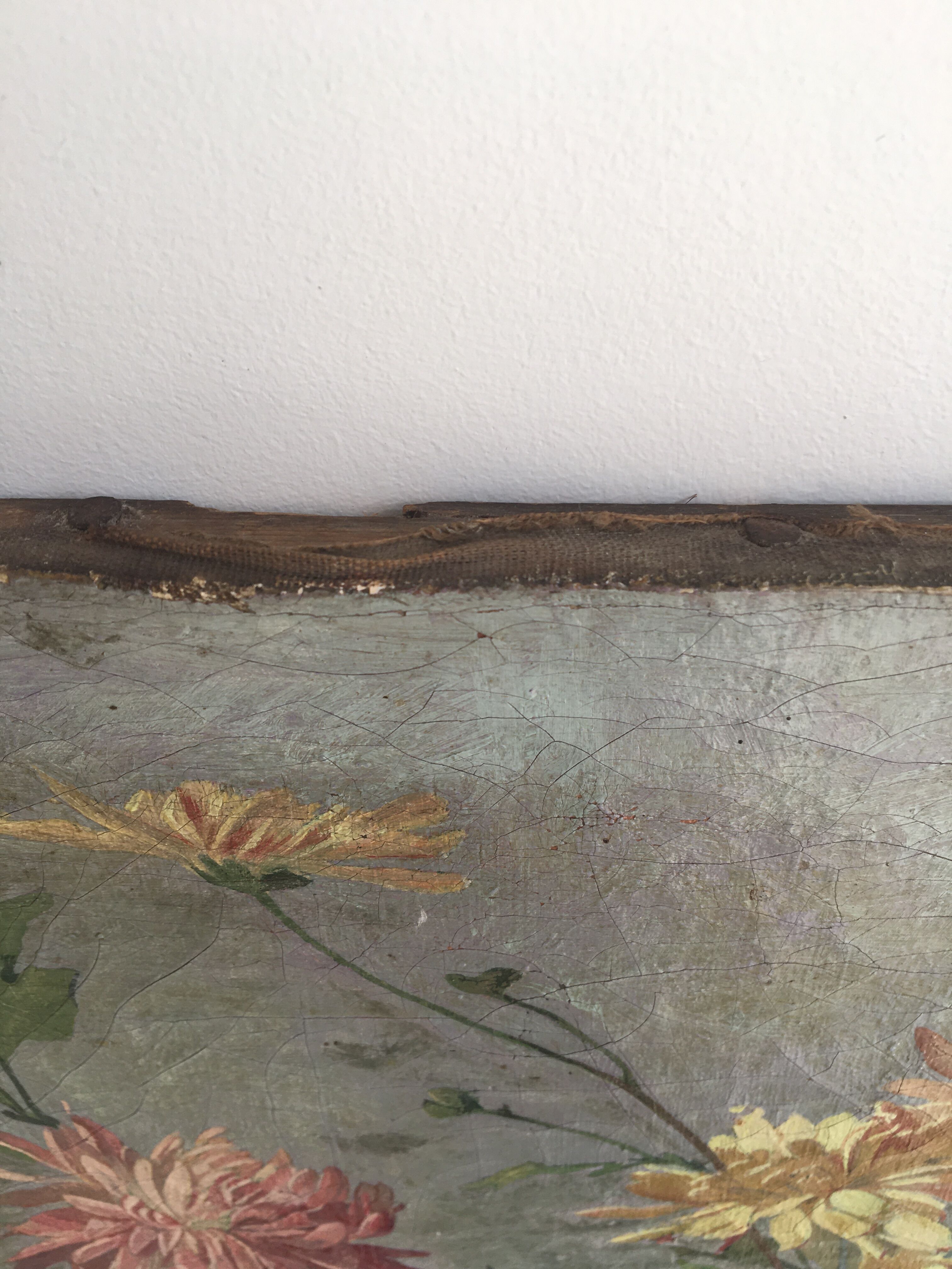 Oil on canvas signed, 1902