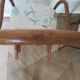 Vintage lot of 2 woven bamboo rattan armchairs - Curved wood - 1980s