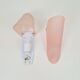 Vintage Triangular Conical Wall Sconces in Pink Frosted Glass from Lumal-It, 1990s, Set of 2