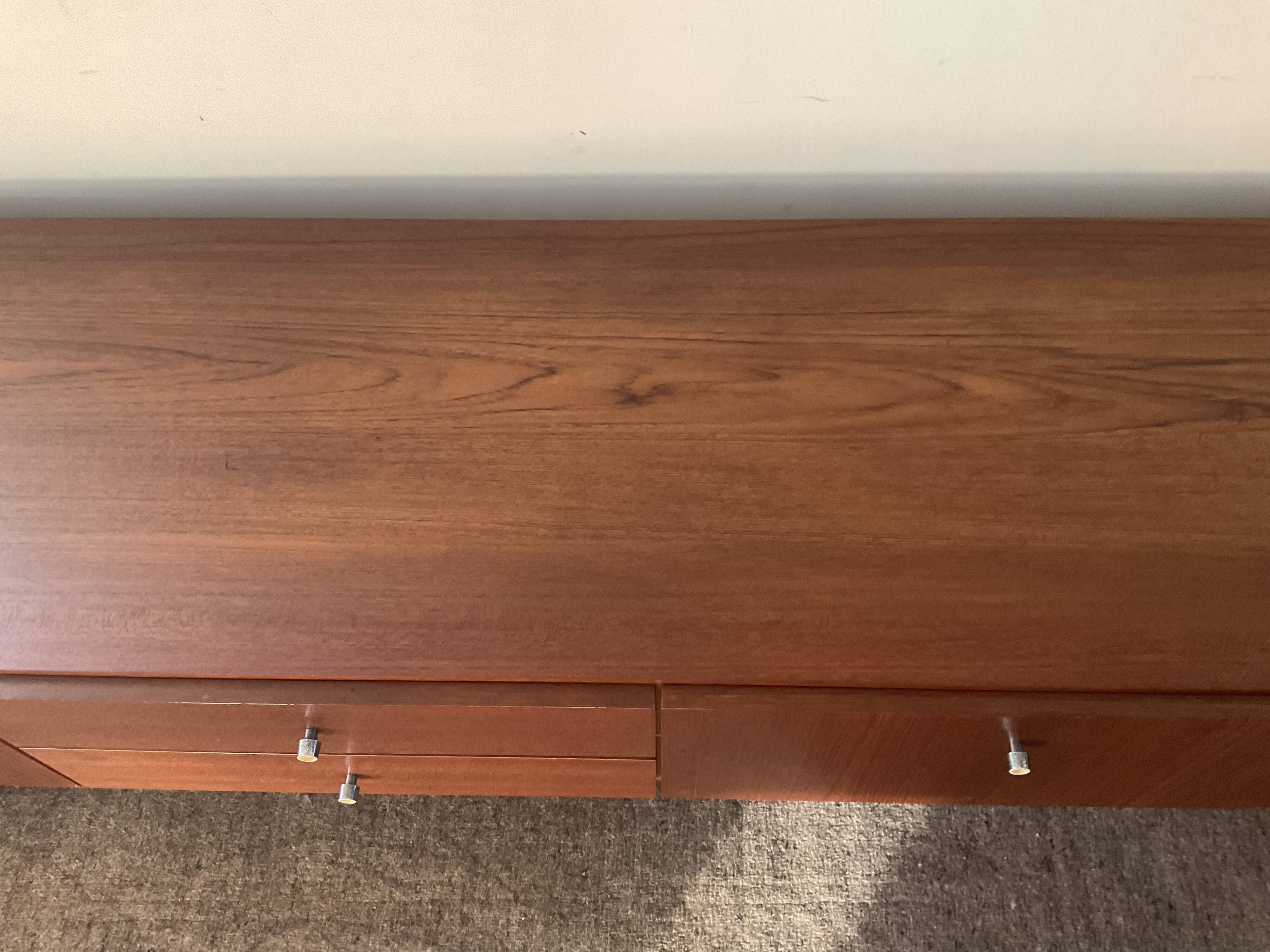 Scandinavian teak row from the 60s and 70s