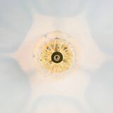 Plafonnier/plafonnier en verre en forme de fleur, style moderne du milieu du siècle, fabriqué à Limbourg, Allemagne, années 1970
