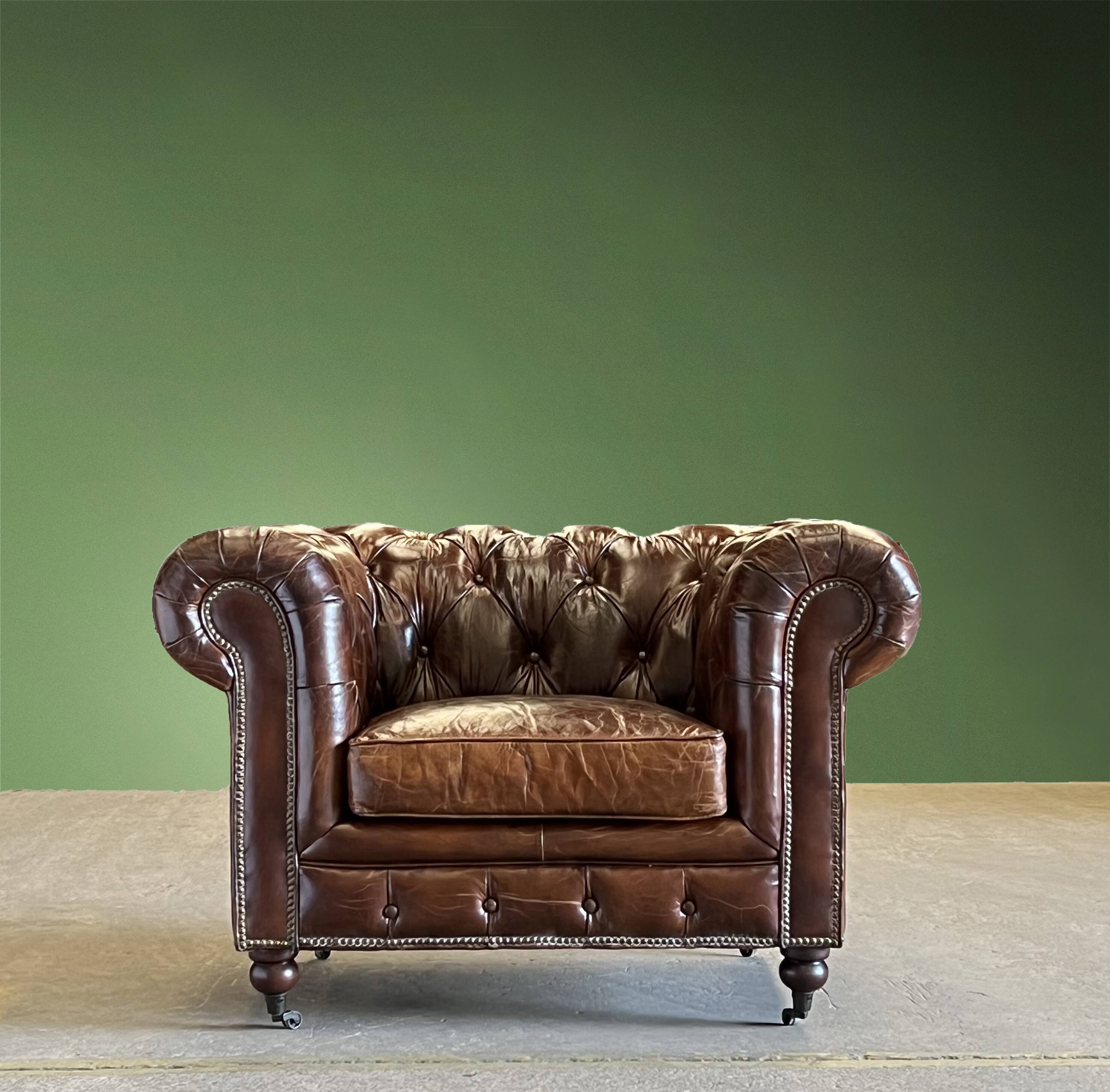 Chesterfield armchair