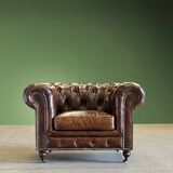 Chesterfield armchair