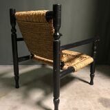 French rope lounge chair