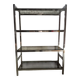 Chrome and smoked glass shelf from the 70s.