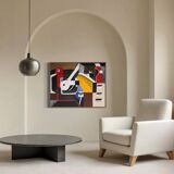 Unique original painting "solar gear" by Bodasca