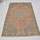 Vintage Handmade Floral Rug sku 2405