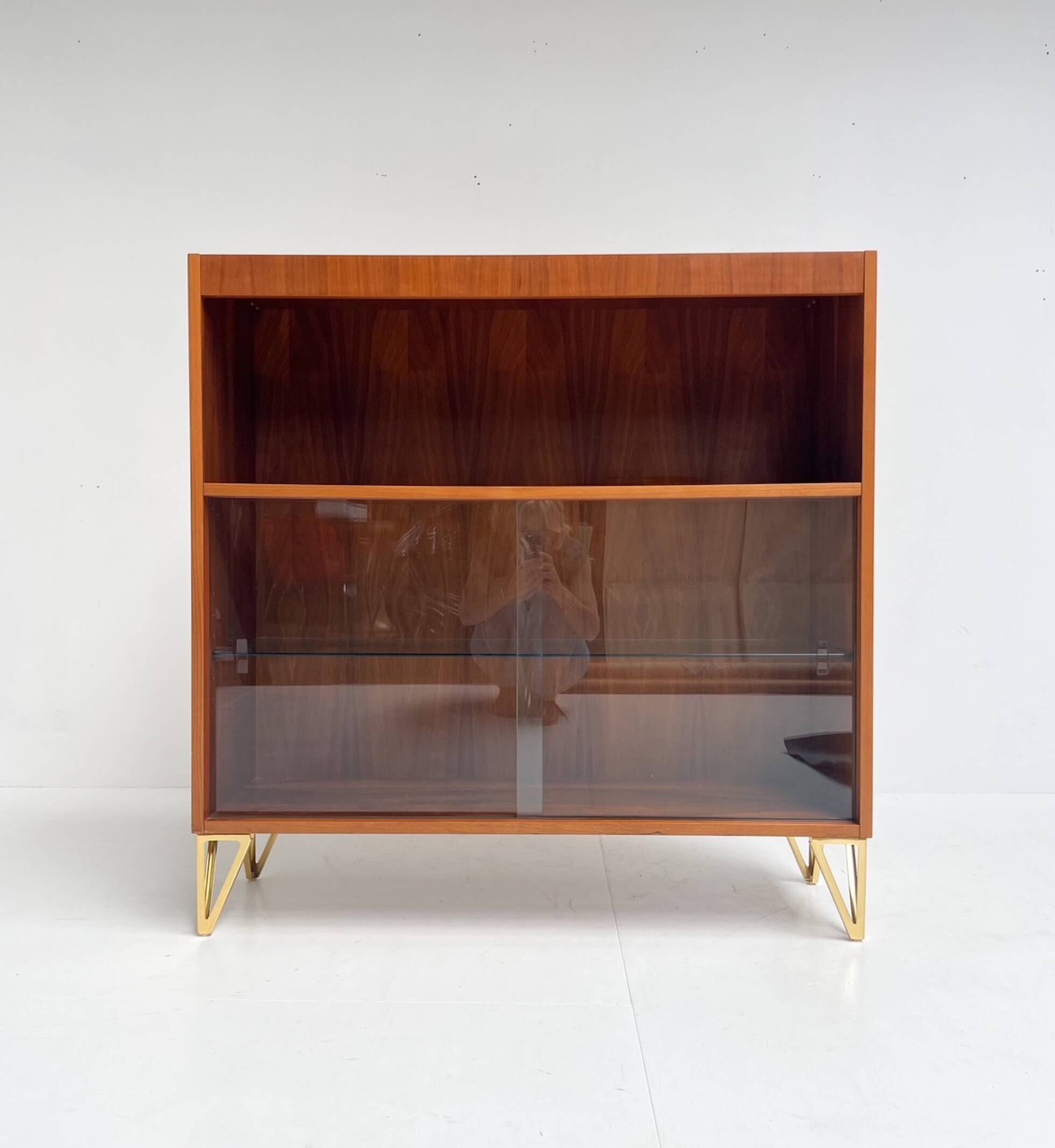 Danish vitrine cabinet 101 cm high, 1970’s