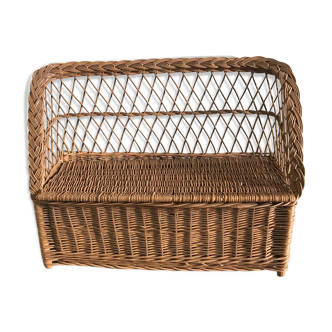 Rattan chest bench