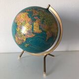 Globe taride tripod 27cm vintage 1978
