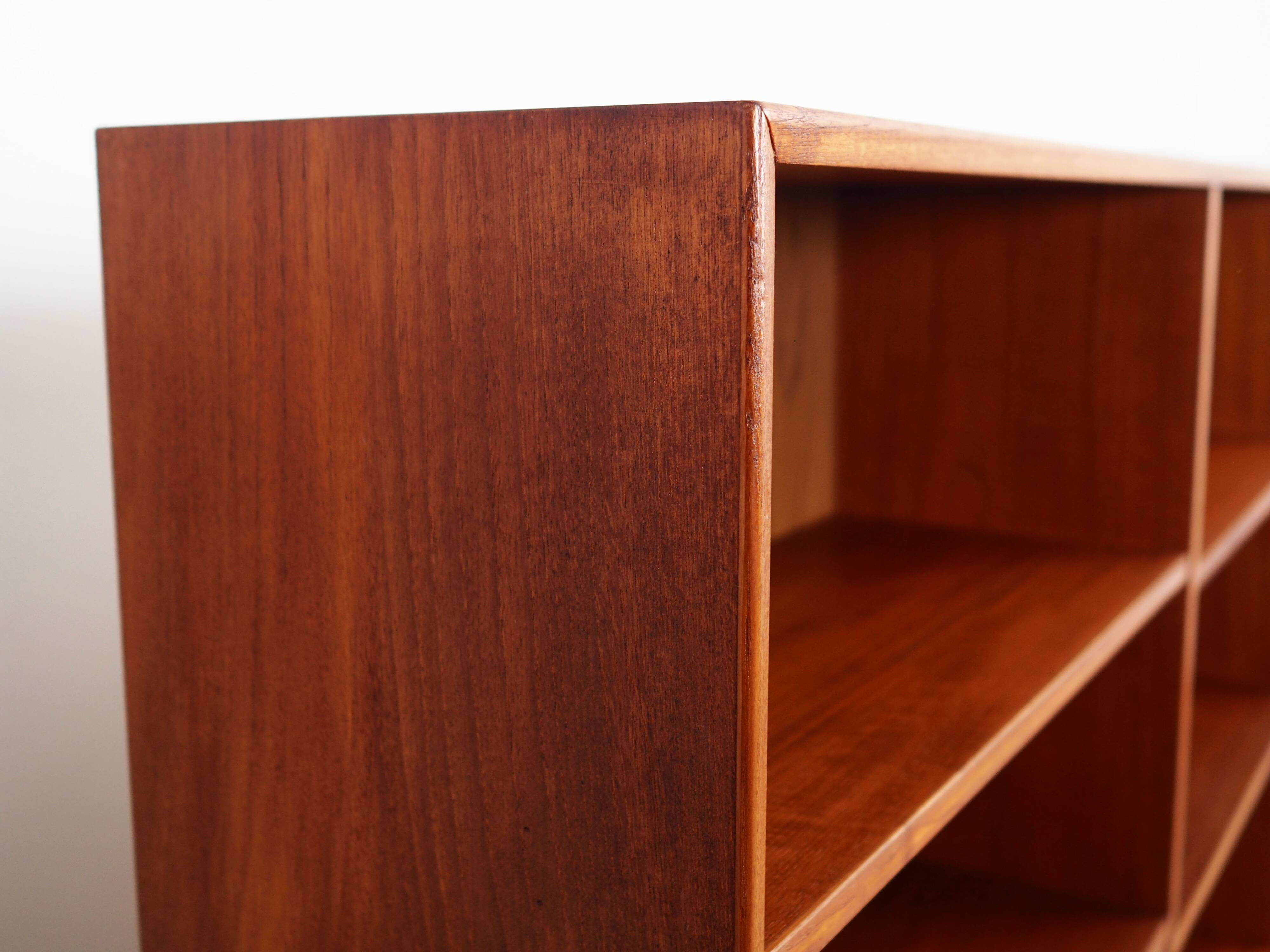 Teak bookcase, Danish design, 1970s, production: Denmark
