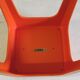 Vintage orange stool by Ami (France) - 1960s/70s