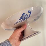 Old Compote Dish Terre de Fer Franco-British Company Sordoillet Cot