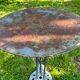 Small cast iron bistro table.