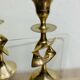 Pair of designer candlesticks
