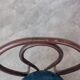 Vintage Bentwood Chair with Upholstered Seat / Thonet Style Dining Chair /