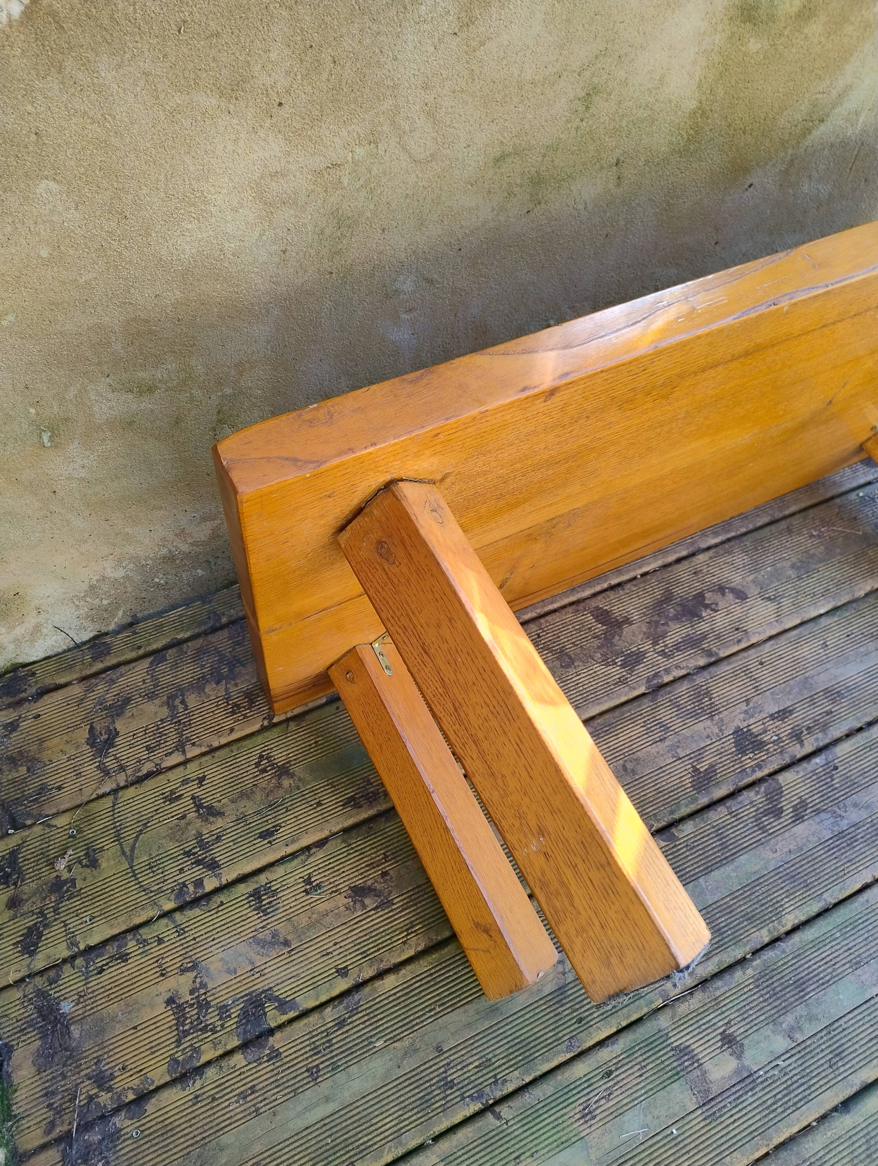 Vintage solid wood coffee table