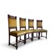 four Victorian dining chairs