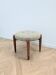 Tabouret - pouf vintage en teck années 60