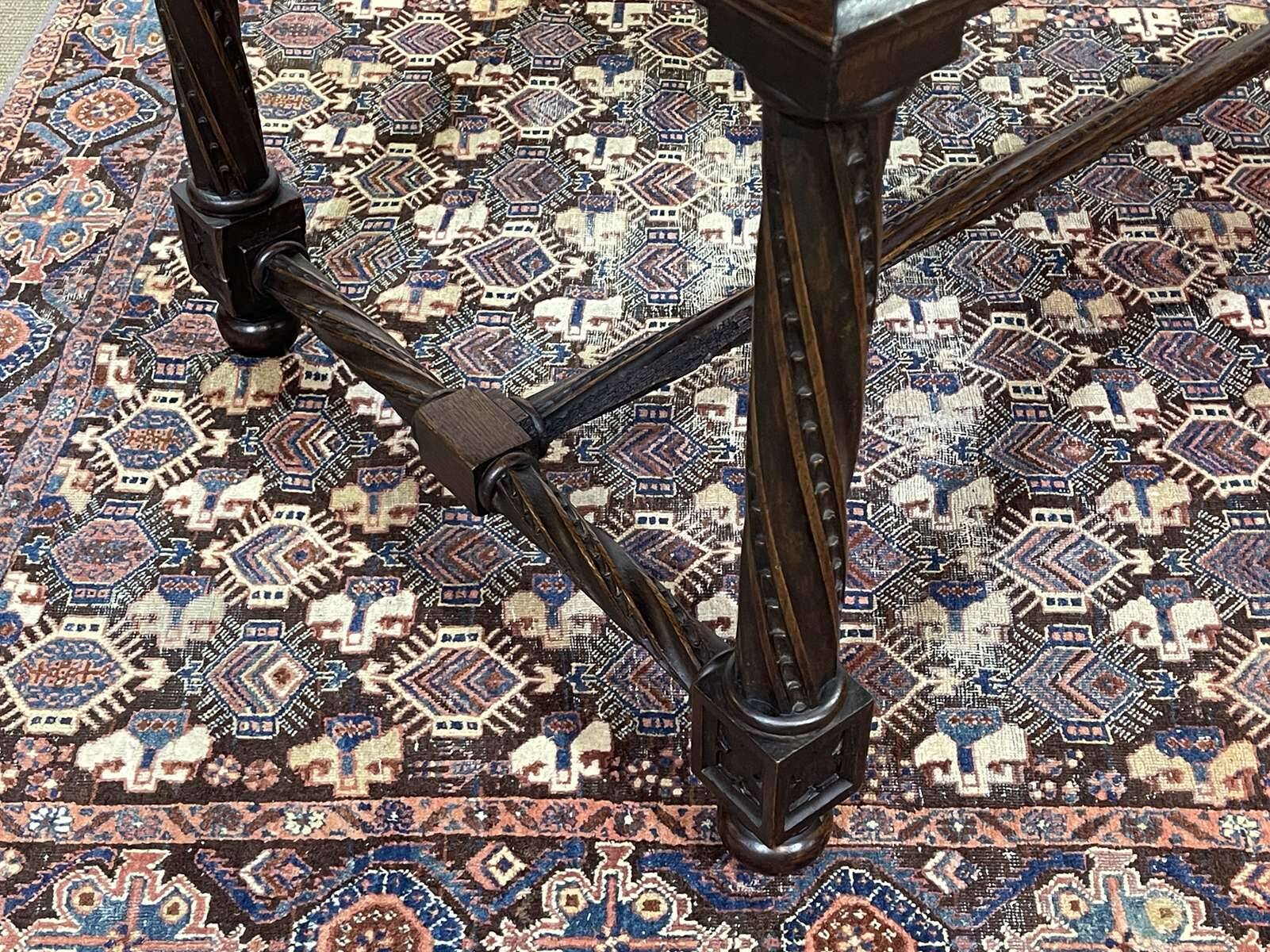 Late 19th century Gothic style oak desk