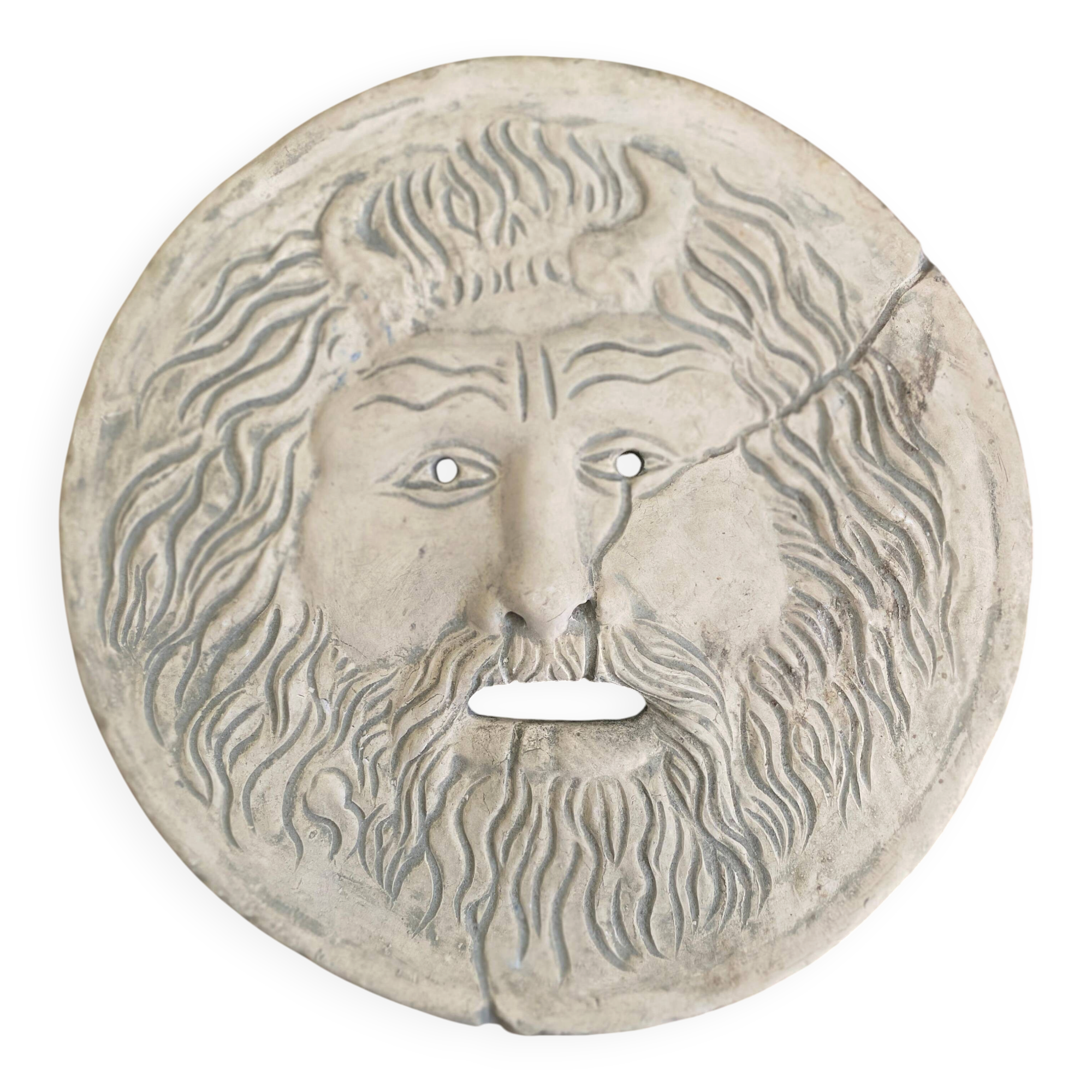 Vintage Bocca della Verità Wall Sculpture by Domenico Persiani, Rome