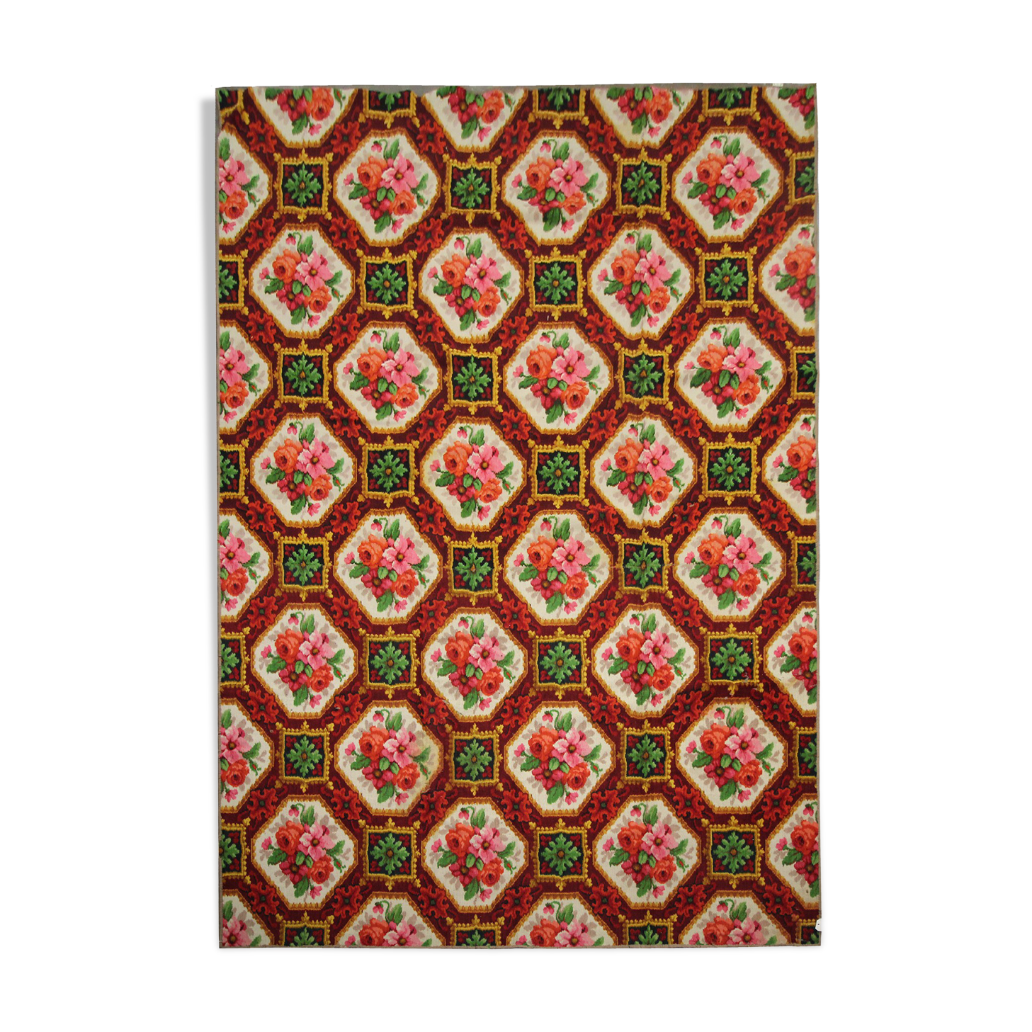 English Axminster Traditional Carpet Area Rug 245x388cm