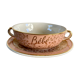 Baby handle bowl and saucer Villeroy and Boch model Santos