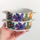 Set of 2 vintage “Acapulco” bowls by Villeroy & Boch with handles