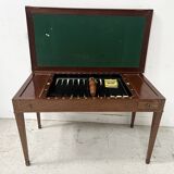 Louis XVI period "Tric Trac" gaming table in 18th century mahogany.