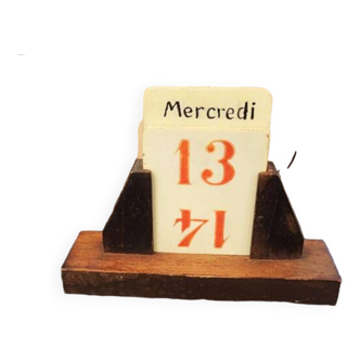 Ancien Calendrier Perpetuel Art Déco