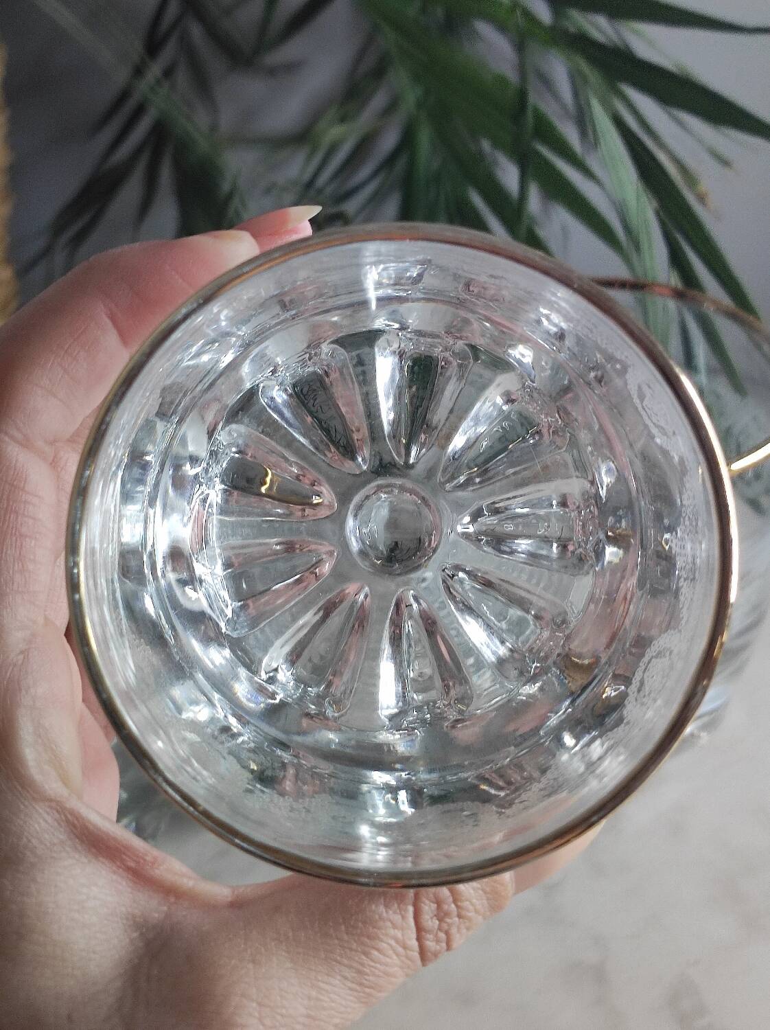 Crystal whiskey glasses