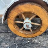 wooden horse cart toy from the 60s