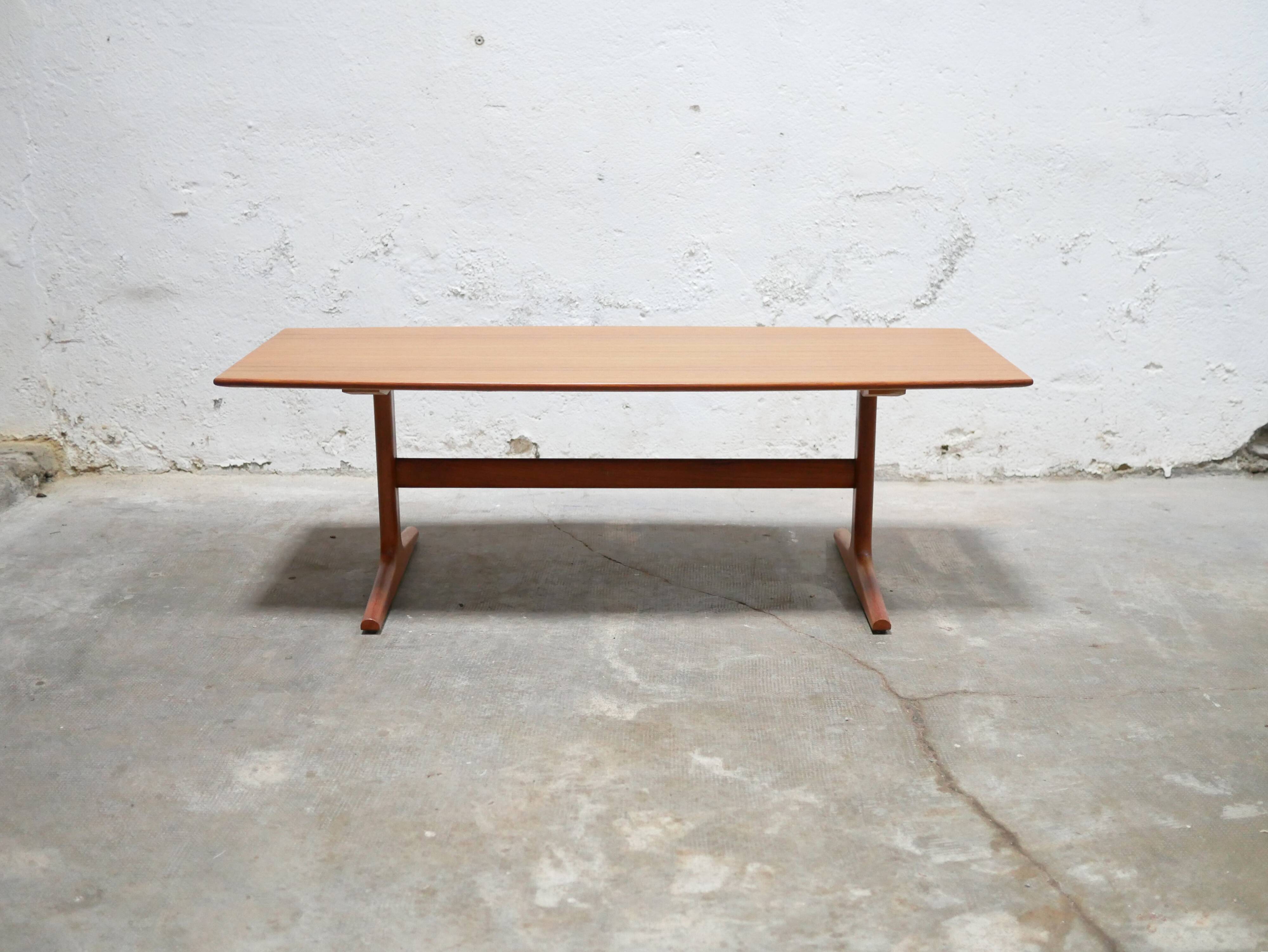 Vintage Scandinavian teak coffee table