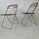 Pair of Folding Plia Chairs by Giancarlo Piretti