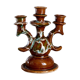 Candlestick three ceramic branches Vallauris the 1950s vintage