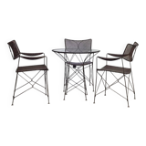 Beautiful dining set designed by Yuzuru Yamakawa. The chairs and table are