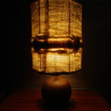 70s wool sandstone lampshade lampshade