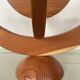 Large Swedish folding candle holder solid wood