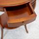 Late 20th Century Classical Style Round Side Table / Sewing Table