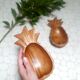 Wooden pineapple raviers