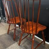 Pair of spindle-back Windsor chairs