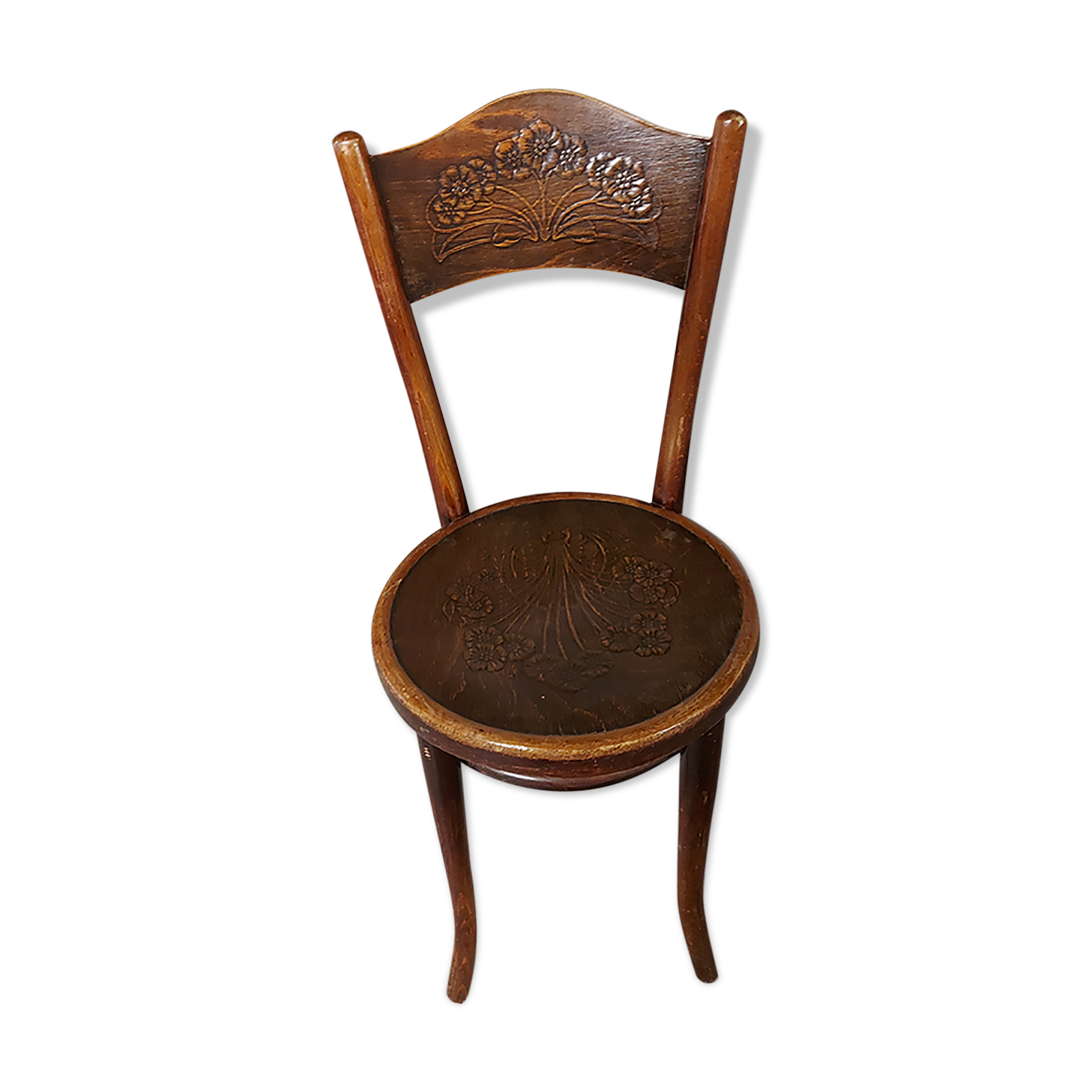 Chaise de bistrot art nouveau